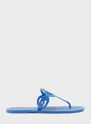 Audrie Jelly Flat Sandals