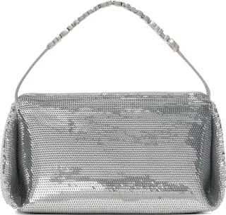 Alexander Wang Silver Micro Marquess Bag