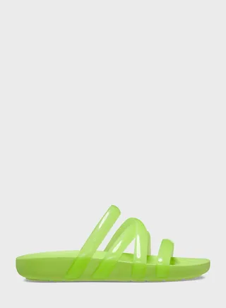 Splash Glossy Flat Sandals