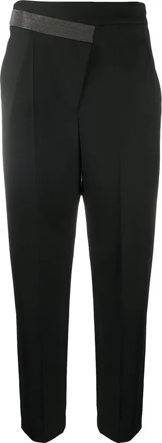 Straight-Leg Tailored Trousers