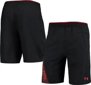 Men's Under Armour Black Texas Tech Red Raiders 2021 Sideline Woven Shorts