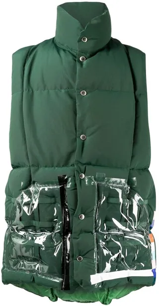 High-Neck Padded Gilet