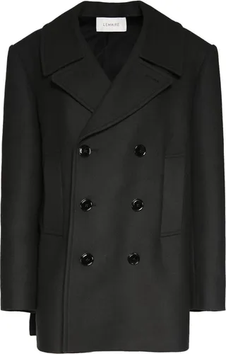 Caban wool blend coat