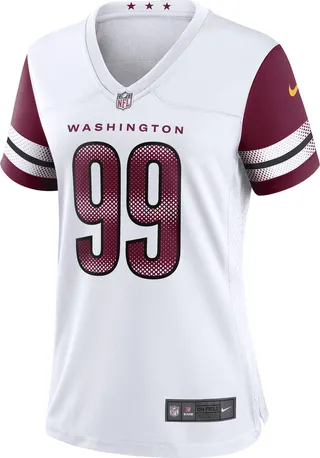 Nike Women's NFL Washington Commanders (Chase Young) Game Football Jersey in White