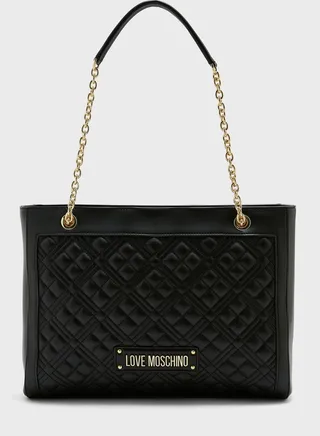 Quilted Satchel Bag