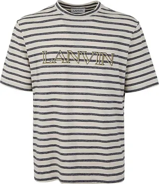 Lanvin Striped Crewneck T-Shirt