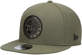 Men's Olive Philadelphia 76ers 9FIFTY Snapback Hat