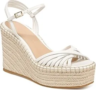 Veronica Beard Women's Ravina Ankle Strap Espadrille Platform Wedge Sandals