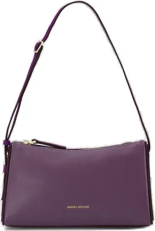 Manu Atelier Mini Prism Zipped Shoulder Bag