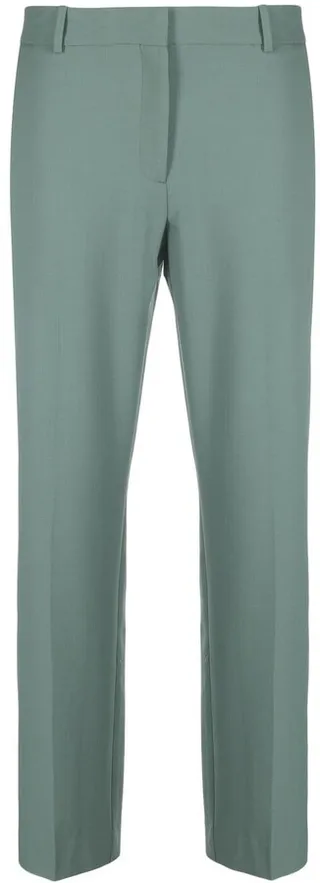 Cropped Straight-Leg Trousers