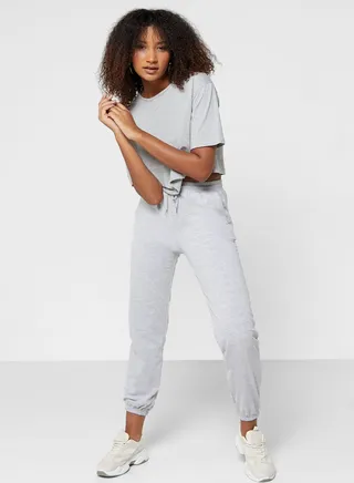 Crop T-Shirt & Joggers Set