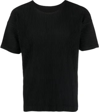 ribbed-effect T-shirt