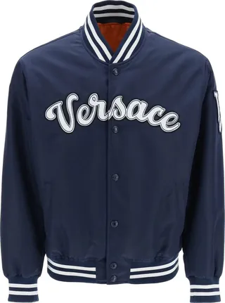 Varsity Nylon Bomber Jacket