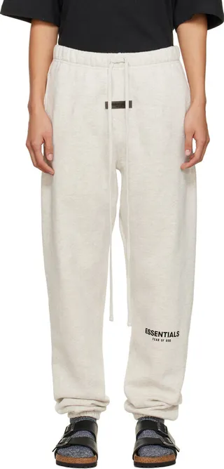 Essentials Off-White Drawstring Lounge Pants