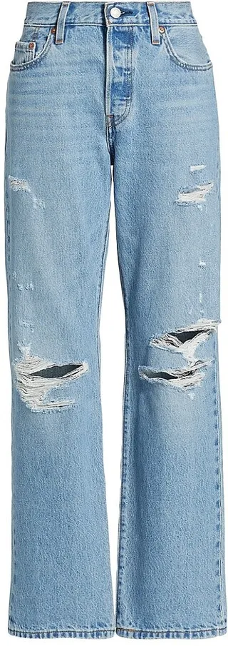 90s 501 Distressed Jeans