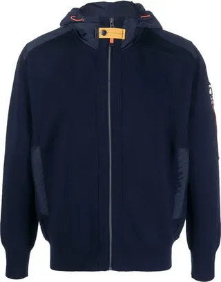 Dominic zip-up hooded jumper