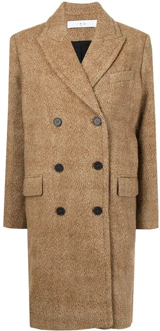 Virgin Wool Double-Breasted Coat