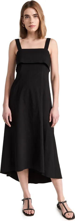 Theory Flap Midi Dress