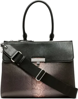 Calvin Klein Becky Turnlock Triple Compartment Convertible Tote