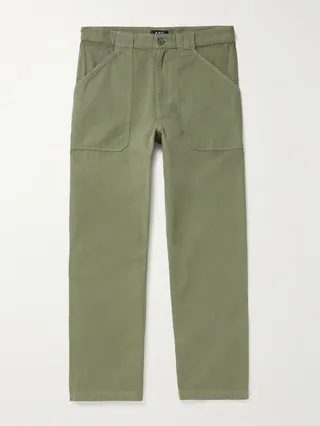 Sidney Straight-Leg Cotton Trousers