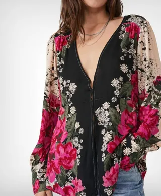 Mikayla Printed Tunic in Twilight Combo