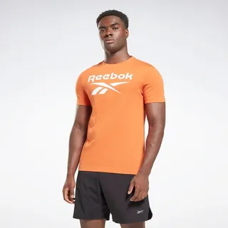Reebok Identity Big Logo T-Shirt Mens Athletic T-Shirts Medium Army Green