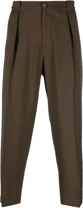 Cropped Tailored Trousers