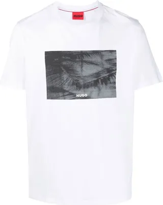 logo-print cotton T-shirt