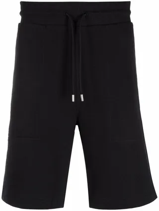 Logo Print Track Shorts