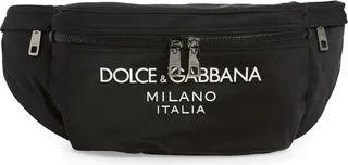 3D Logo Nylon Belt Bag