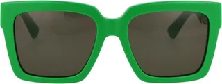 Bottega Veneta Eyewear Rectangle Frame Sunglasses