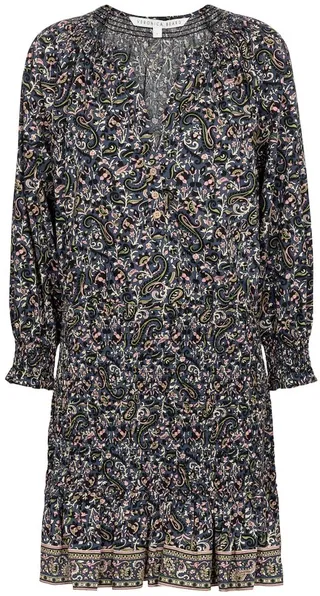 Karlina paisley cotton minidress