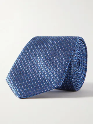 7cm Silk-Jacquard Tie
