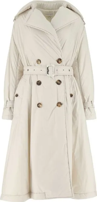 Alexander McQueen Double-Breasted Trench Coat