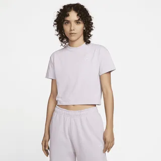 Nike Women's Solo Swoosh T-Shirt in Purple