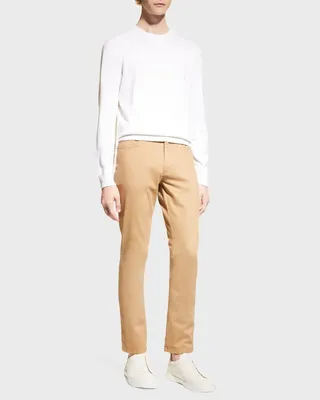 Men's Cotton-Stretch 5-Pocket Pants