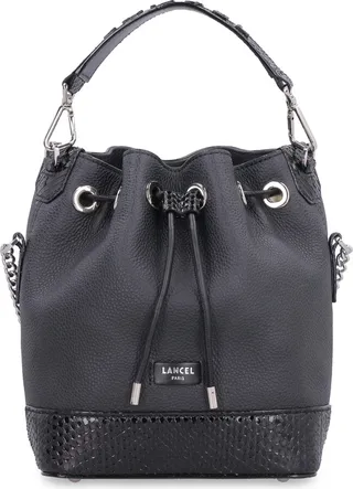 Ninon Leather Bucket Bag