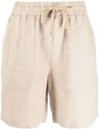 Drawstring Linen Shorts