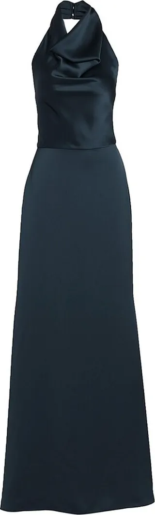 Satin Halter Gown