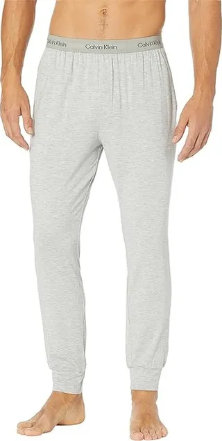 Calvin Klein Underwear Eco Pure Modal Lounge Joggers (Grey Heather) Men's Clothing