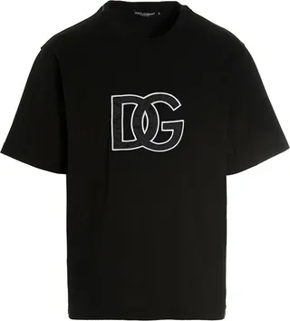 Dolce & Gabbana Logo-Printed Short-Sleeved T-Shirt