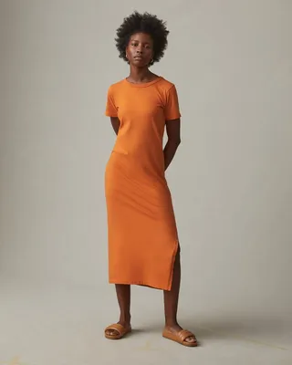 Midi Tee Dress - Henna