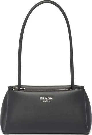 Small Logo-Embossed Shoulder Bag