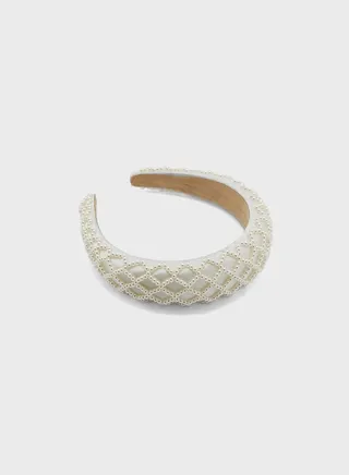 Pearl Detail Embellished Headband