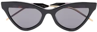 Cat-Eye Tinted Sunglasses