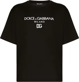 DG Essentials logo-embroidered T-shirt