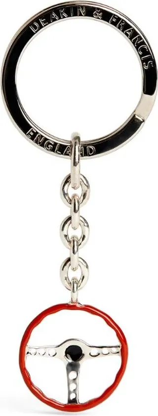 Deakin & Francis Sterling Silver Steering Wheel Keyring