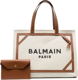 Brown Army Canvas Tote Bag