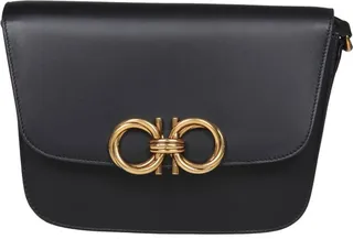 Salvatore Shoulder Bag With Gancini Buckle