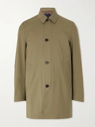 Wool Car Coat with Detachable Gilet
